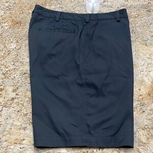 Nike Men's Black Flat Front Shorts